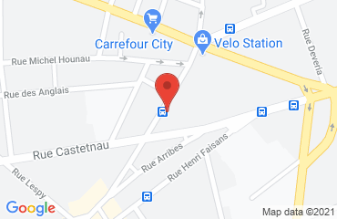 Lieu de stages auto ecole conduite et formation sur la carte de Pau