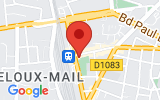 Plan Google Stage recuperation de points Bourg-en-Bresse 01000, 19 Avenue Alphonse Baudin