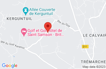 Lieu de stages Golfhotel de Saint Samson sur la carte de Pleumeur-Bodou