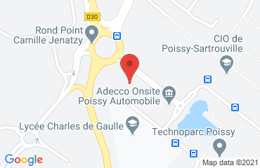 Lieu de stages Hôtel Comfort (anciennement Kyriad) sur la carte de Poissy