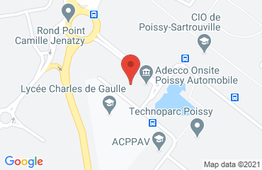 Lieu de stages Hotel Confort INN sur la carte de Poissy