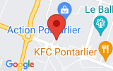 Plan Google Stage recuperation de points Pontarlier 25300, 68 Rue de Salins
