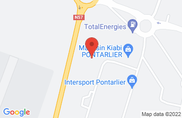 Lieu de stages Campanile Pontarlier sur la carte de Pontarlier