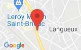Plan Google Stage recuperation de points Langueux 22360, Rue de la Landelle