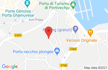 Lieu de stages Salle Communale sur la carte de Porto-Vecchio