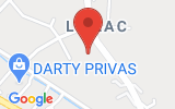 Plan Google Stage recuperation de points Privas 07000, Plaine du Lac