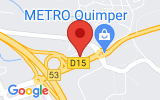 Plan Google Stage recuperation de points Ergué-Gabéric 29500, 5 Route de kerourvois