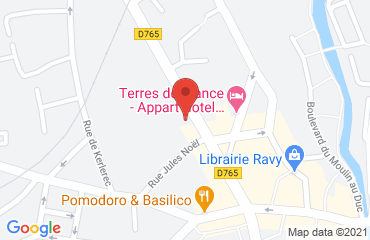 Lieu de stages CENTRE DE FORMATION CROISSANT sur la carte de Quimper