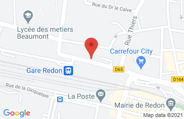 Lieu de stages QUEEN SERENITY sur la carte de Redon