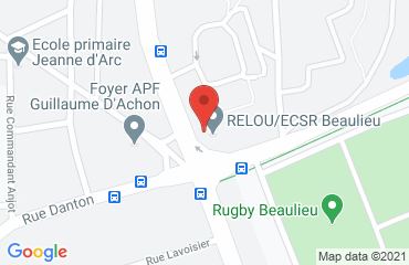 Lieu de stages RELOU CONDUITE sur la carte de Rennes