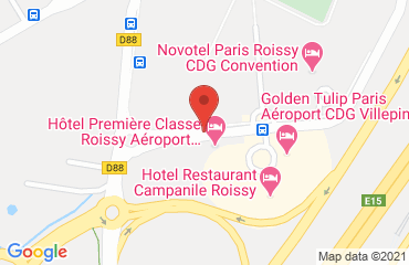 Lieu de stages CAMPANILE sur la carte de Roissy En