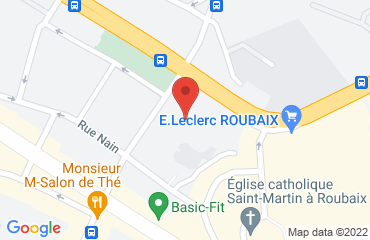 Lieu de stages HOTEL CAMPANILE  ROUBAIX sur la carte de Roubaix