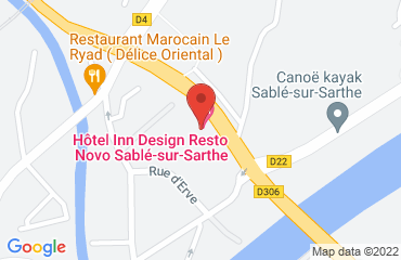 Lieu de stages HOTEL INN DESIGN sur la carte de Sablé-sur-Sarthe