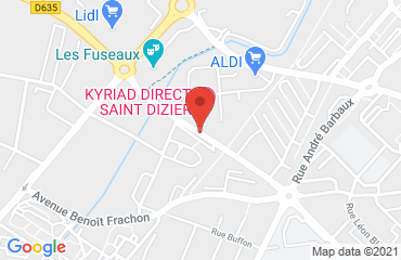 Lieu de stages KYRIAD DIRECT sur la carte de Saint-Dizier