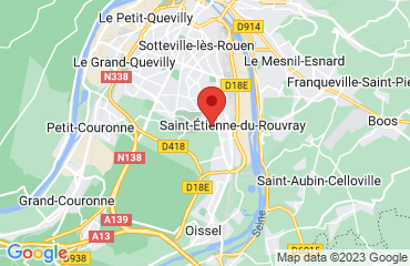 Lieu de stages Inter-Hotel Oissel sur la carte de Saint-Étienne-du-Rouvray