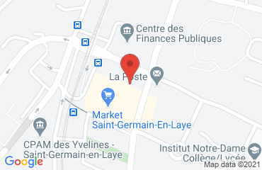 Lieu de stages HOTEL DU COQ SAINT GERMAIN EN LAYE sur la carte de Saint-Germain-en-Laye