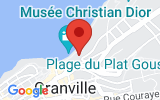 Plan Google Stage recuperation de points Granville 50400, 5 Rue de la Falaise