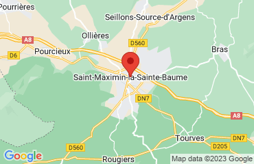 Lieu de stages LE GRAND ST MITRE sur la carte de Saint-Maximin-la-Sainte-Baume