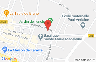 Lieu de stages Hotel Couvent Royal sur la carte de Saint-Maximin-la-Sainte-Baume