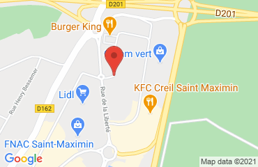 Lieu de stages RECUP-POINTS60 / SUD OISE CONDUITE sur la carte de Saint-Maximin
