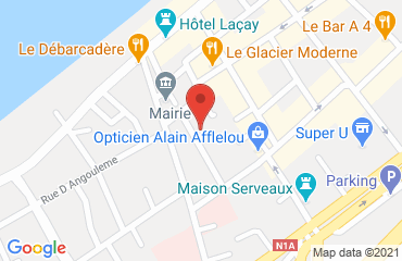 Lieu de stages BLM-Auto Ecole CFG Gérard sur la carte de Saint-Paul