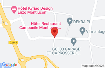 Lieu de stages Hotel Kyriad design Enzo sur la carte de Saint-Victor