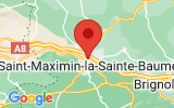 Plan Google Stage recuperation de points Saint-Maximin-la-Sainte-Baume 83470, 
