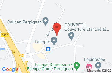 Lieu de stages Hotel les Dômes sur la carte de Saleilles