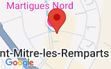 Plan Google Stage recuperation de points Saint-Mitre-les-Remparts 13920, 10 Avenue DES PEUPLIERS