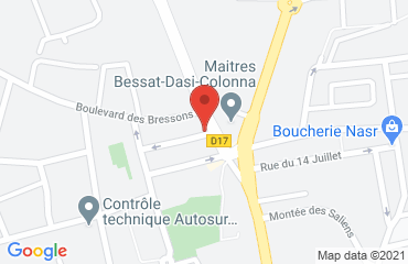 Lieu de stages DOMAINE DE ROQUEROUSSE sur la carte de Salon-de-Provence