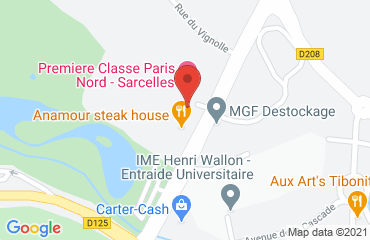 Lieu de stages Hôtel Résidence à SARCELLES sur la carte de Sarcelles