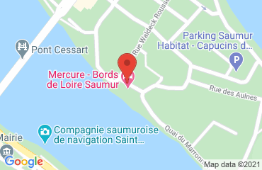 Lieu de stages MERCURE sur la carte de Saumur
