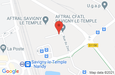 Lieu de stages  AFTRAL SAVIGNY LE TEMPLE sur la carte de Savigny-le-Temple