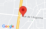 Plan Google Stage recuperation de points Orléans 45000, 74 bis Rue de l'argonne