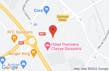 Lieu de stages KYRIAD DIRECT sur la carte de Soissons