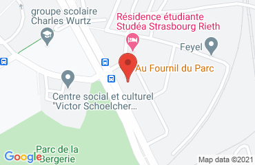 Lieu de stages CRONENBOURG sur la carte de Strasbourg