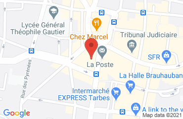 Lieu de stages LE REX HOTEL sur la carte de Tarbes