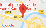 Plan Google Stage recuperation de points Gaillard 74240, 9 Rue des Jardins