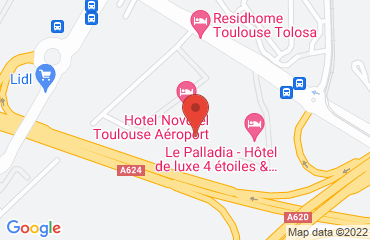Lieu de stages Novotel Toulouse Purpan Aéroport sur la carte de Toulouse