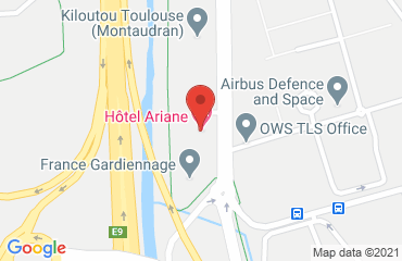 Lieu de stages ARIANE sur la carte de Toulouse