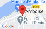 Plan Google Stage recuperation de points Amboise 37400, Avenue des martyrs de la Résistance