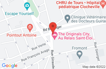 Lieu de stages LE RELAIS ST ELOI sur la carte de Tours