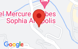 Plan Google Stage recuperation de points Valbonne 06560, 502 Rue Albert Caquot