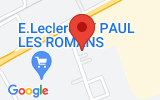 Plan Google Stage recuperation de points Saint-Paul-lès-Romans 26750, 455 Rue du soleil