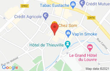 Lieu de stages CFR Valognes sur la carte de Valognes