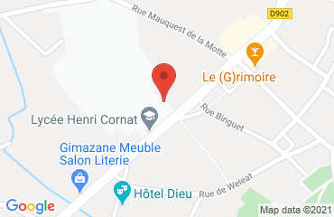 Lieu de stages VALOGNES sur la carte de Valognes