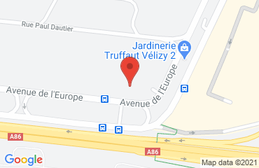 Lieu de stages MERCURE PARISVELIZY sur la carte de Vélizy-Villacoublay