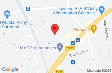 Lieu de stages FOYER JEUNES TRAVAILLEURS VICTORIA sur la carte de Vichy