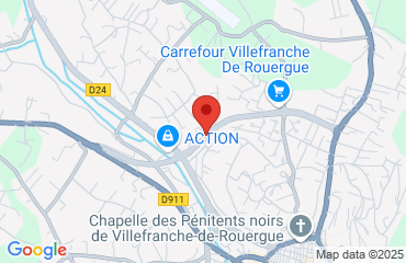 Lieu de stages Hotel BALLADINS sur la carte de Villefranche-de-Rouergue