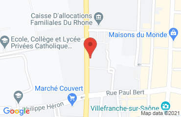 Lieu de stages LA CANTALADE sur la carte de Villefranche-sur-Saône